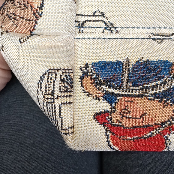 Signare Paddington Bear Tote Bag - Cream and Blue - Picture 3 of 4